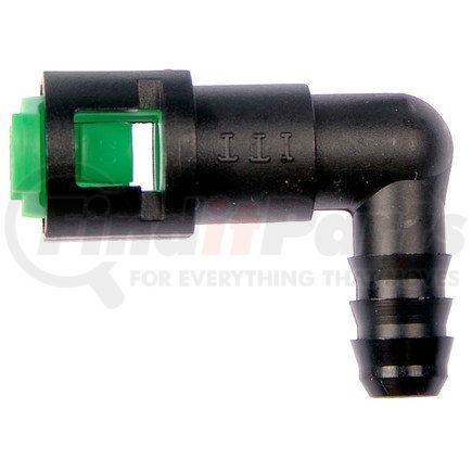 Dorman 800-092 Fuel Line Quick Connector 90 Degree Angle 5/16In Steel To 3/8 In.  Nylon Tubing