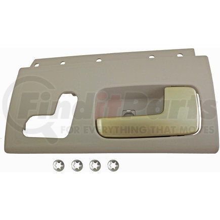 Dorman 80469 Interior Door Handle Front Right Kit Chrome Lever Beige Housing
