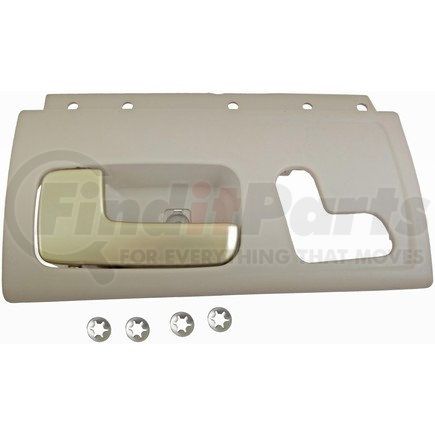 Dorman 80470 Interior Door Handle Front Left Kit Chrome Lever Beige Housing