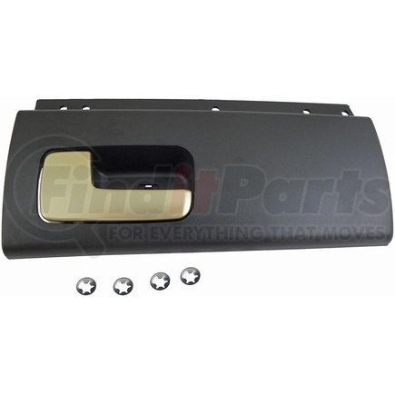 Dorman 80476 Interior Door Handle Rear Left Kit Chrome Lever Black Housing