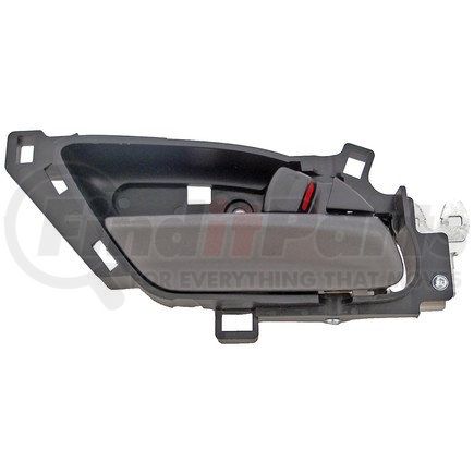Dorman 81409 Interior Door Handle Front/Rear Right Dark Gray Lever Black Housing