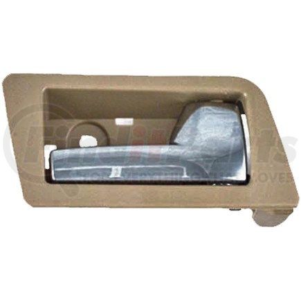 Dorman 81754 Interior Door Handle - Rear Right - Camel(Beige)+Chrome