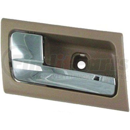 Dorman 81699 Interior Door Handle - Front Left - Chrome Lever+Brown Housing (Parchment)