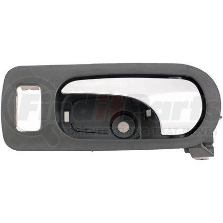 Dorman 81820 Interior Door Handle - Front Left - Chrome Lever+Black housing (Ebony)