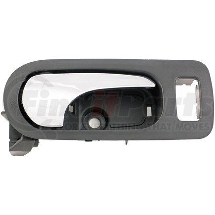 Dorman 81821 Interior Door Handle - Front Right - Chrome Lever+Black housing (Ebony)
