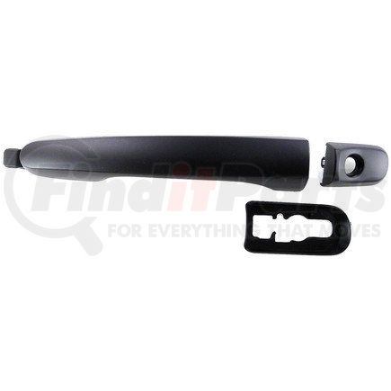 Dorman 81952 Exterior Door Handle Front Right Black Lever, Black Cap