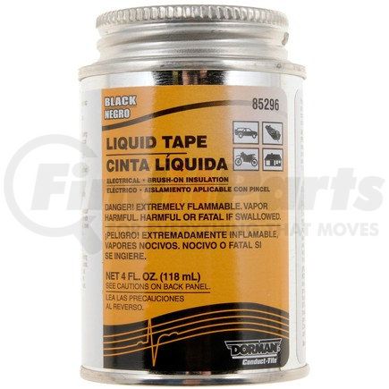 DORMAN 85296 - "conduct-tite" 4 fl. oz. black liquid electrical tape | 4fl oz. black liquid electrical tape
