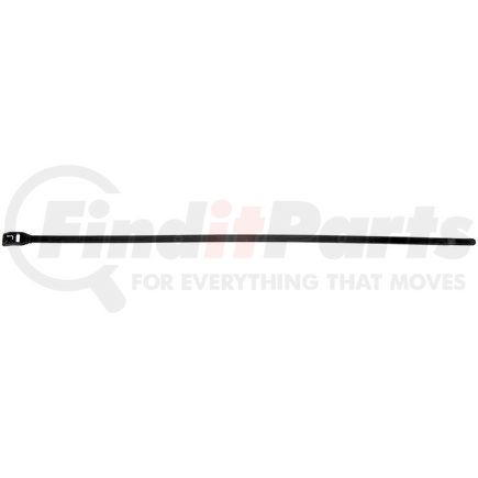 Dorman 83917 8 and 11 In. Black Low Profile Wire Ties