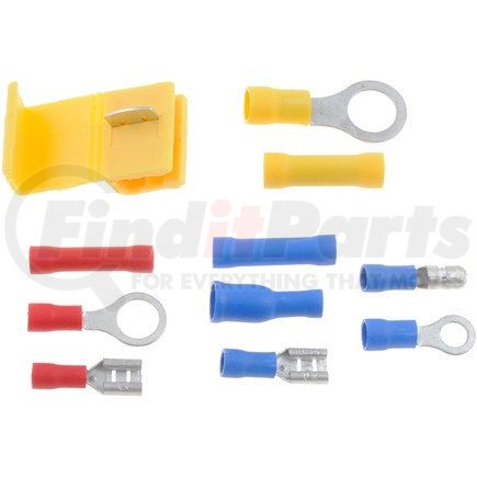 Dorman 85573 Terminal Assortmt includes butts, rings, disconnects, bullets, and quick splices