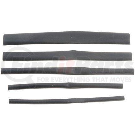 Dorman 85611 6 Inch, Black, Assorted Widths, Heat Shrink Tubing Polyolefin