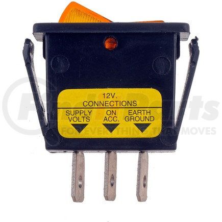 Dorman 85921 Electrical Switches - Rocker - Rectangular Style - Amber Glow