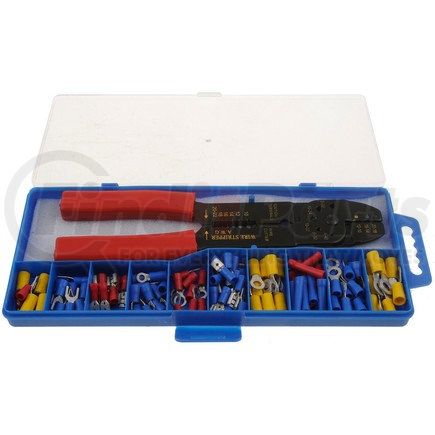 Dorman 85691 22-10 Gauge 100 Piece Terminal Kit W/ Crimper