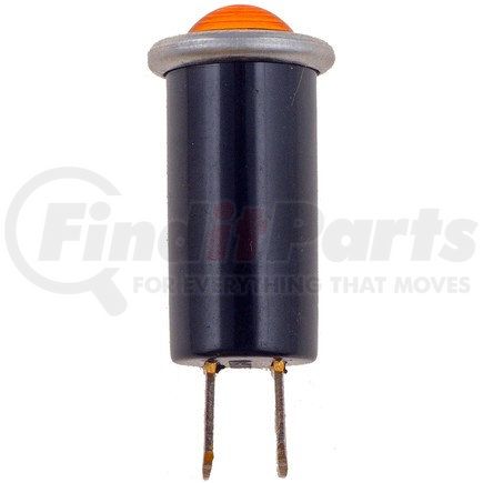 Dorman 85939 Electrical Switches - Indicator Light - Round with Bezel Style - Amber