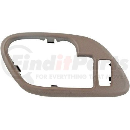 Dorman 88537 Interior Door Handle Front And Rear Left Handle Bezel With lock Brown (Tan)