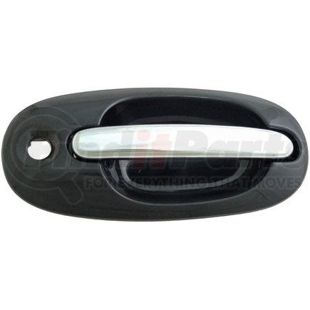 Dorman 93594 Exterior Door Handle Front Right Chrome Lever Black Housing