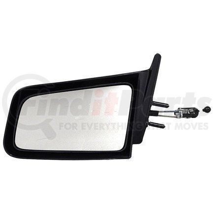Dorman 955-127 Side View Mirror - Left, Cable Controlled Black