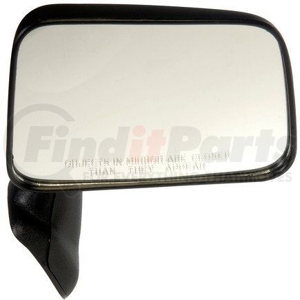 Dorman 955-215 Side View Mirror - Right, Door Mount, Manual, Black