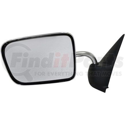 Dorman 955-221 Side View Mirror - Left, Manual, Chrome and Black