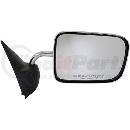 Dorman 955-222 Side View Mirror - Right, Manual, Chrome and Black
