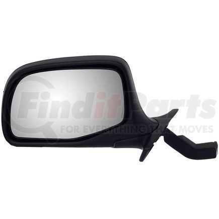 Dorman 955-227 Side View Mirror - Left , Manual, Paddle Design, Black and Chrome