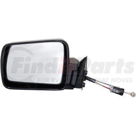 Dorman 955-238 Side View Mirror - Left, Manual Remote, Black