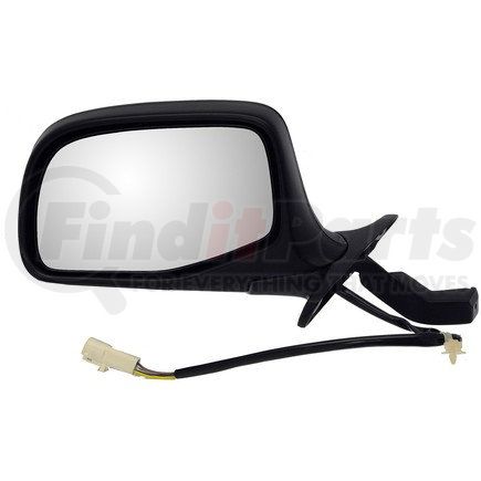 Dorman 955-265 Side View Mirror - Left, Power, Paddle Design, Black and Chrome