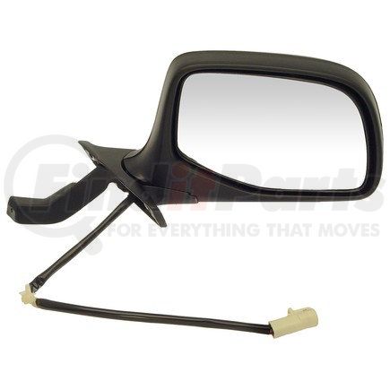 Dorman 955-266 Side View Mirror - Right, Power, Paddle Design, Black and Chrome