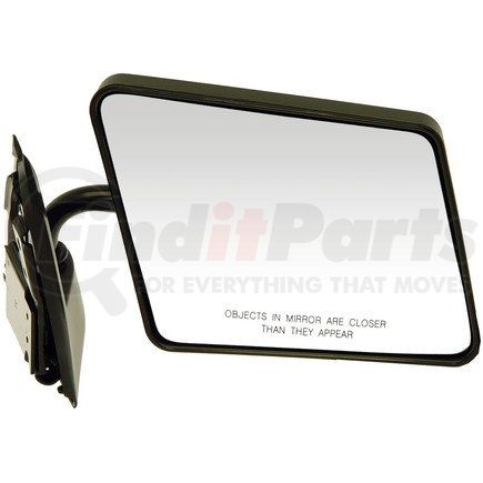 Dorman 955-182 Side View Mirror - Right, Manual Painted Black; Below Eye line