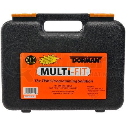 Dorman 974-505 Multi-Fit Tire Pressure Monitoring System Programmer Tool II Includes Activation