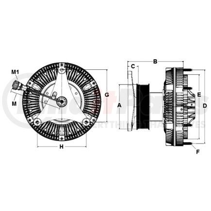 Horton 9910319 RCV250 Fully-Variable Fan Drive