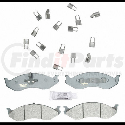 Raybestos ATD477M Brake Parts Inc Raybestos AT Overstock Metallic Disc Brake Pad Set