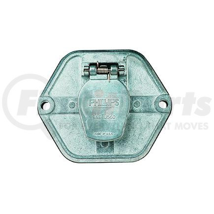 PHILLIPS 7 WAY CONNECTOR WITH CIRCUT BREAKERS   15-763  593054VEL 670-7230TEC 