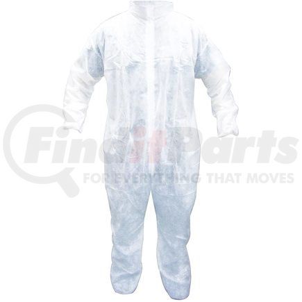 SAS Safety Corp 6844 Polypropylene Disposable Coverall, XL