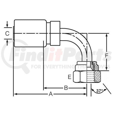 Dayco 108613 DC10-10FJ90T