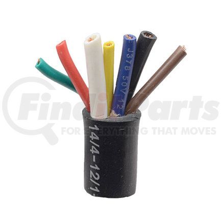 J&N 600-10022-100 RV Cable 7 Conductors, 14/4, 12/1, 10/2 Gauge Wire