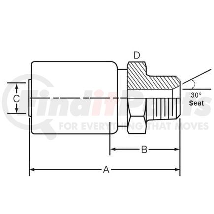 Dayco 108244 DC04-08MP