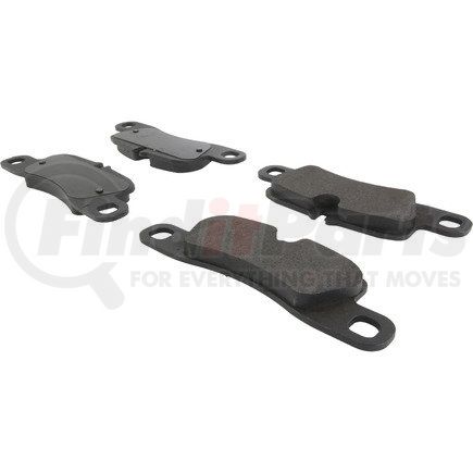 Centric 104.13901 Posi Quiet Semi-Metallic Brake Pads with Hardware