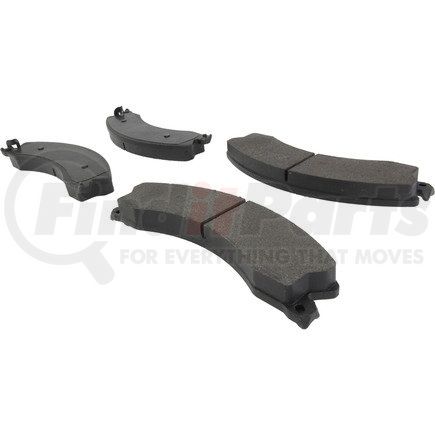 Centric 104.14110 Posi Quiet Semi-Metallic Brake Pads with Hardware
