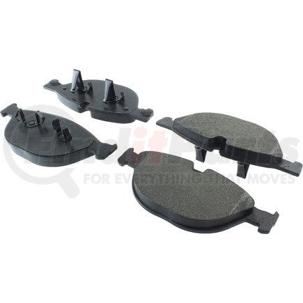 Centric 104.14480 Posi Quiet Semi-Metallic Brake Pads with Hardware