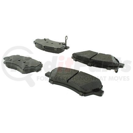 Centric 104.15430 Posi Quiet Semi-Metallic Brake Pads with Hardware