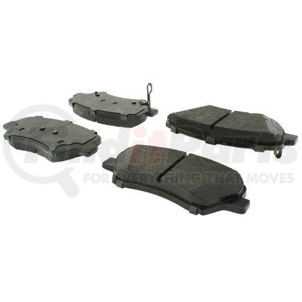 Centric 104.15431 Posi Quiet Semi-Metallic Brake Pads with Hardware