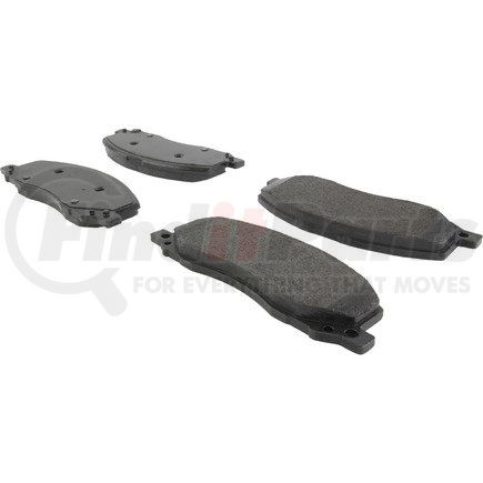 Centric 104.15580 Posi Quiet Semi-Metallic Brake Pads with Hardware