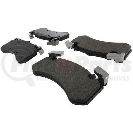 Centric 104.15750 Posi Quiet Semi-Metallic Brake Pads with Hardware