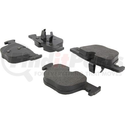 Centric 104.16100 Posi Quiet Semi-Metallic Brake Pads with Hardware
