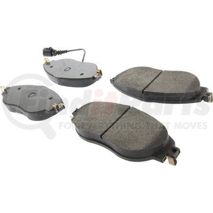 Centric 104.16330 Posi Quiet Semi-Metallic Brake Pads with Hardware