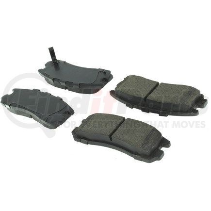 Centric 105.03830 Posi Quiet Ceramic Brake Pads with Shims and Hardware
