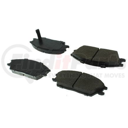 Centric 105.04400 Posi Quiet Ceramic Brake Pads with Shims and Hardware