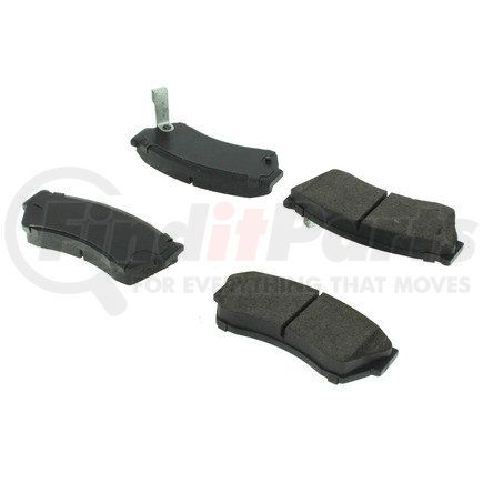 Centric 105.04510 Posi Quiet Ceramic Brake Pads with Shims and Hardware