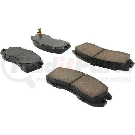 Centric 105.04701 Posi Quiet Ceramic Brake Pads with Shims and Hardware