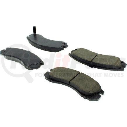 Centric 105.05301 Posi Quiet Ceramic Brake Pads with Shims and Hardware